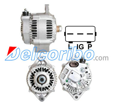 DENSO 102211-9010, 1022119010, 102211-1830, 1022111830 MITSUBISHI 32868-03201, 3286803201 Alternator