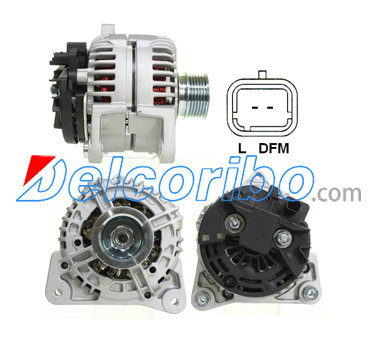 BOSCH F000BL0408, F-000-BL0-408 RENAULT 23100-7633R, 7711497535, 8200674762, 8200810621 Alternator