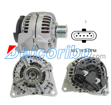 BOSCH 0124555006, 0-124-555-006, 0124655006 PRESTOLITE 860806, ADKUHNER 553004RI, CASCO CAL10622 Alternator