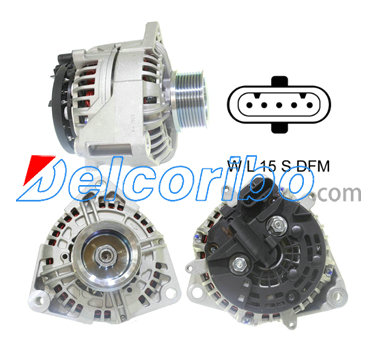 BOSCH 0124555003, 0124555040 DAF 1368327, 1697022, 1368327R, 1528592 Alternator