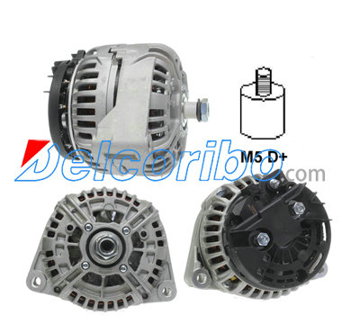 BOSCH 0124615043, 0-124-615-043 JOHN DEERE AL166647 Alternator