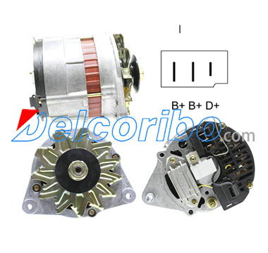 CASE K307720, LUCAS 24049, 23680, 23680A, 23680D, 24049B, LRA00131 BOSCH 0120489958 Alternator