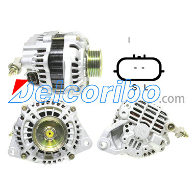 HITACHI LR1100-703, LR1100703, LR1100-725, LR1100725 ADKUHNER 401357RI, 40990RI, ASPL A2008, Alternator