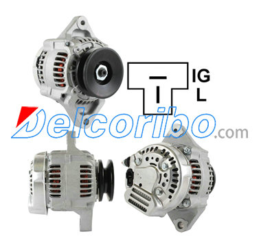 DENSO 101211-2040, 1012112040, ISEKI 6281-200-015-0, 62812000150, CASCO CAL40373 Alternator