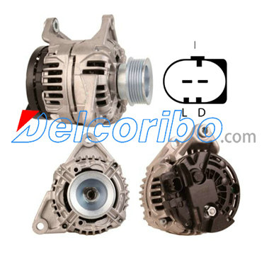 BOSCH 0124320001, 0-124-320-001 MARELLI 063533200010, 063533200, ADKUHNER 301557 Alternator