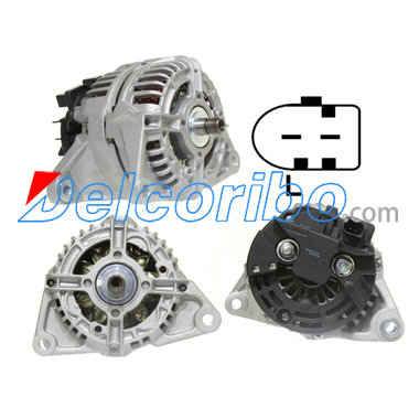 BOSCH 0124525064, 0-124-525-064 CITROEN 1613272380, 5705KL, FIAT 504057813, 504087183 Alternator