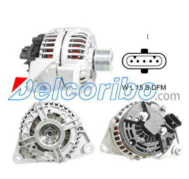 BOSCH 0124555005, 0-124-555-005 CUMMINS 4892318, IVECO 4892318 Alternator