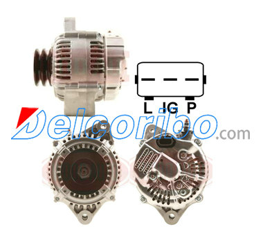 KOMATSU 600-861-1951, 6008611951 DENSO 102211-0830, 1022110830 Alternator