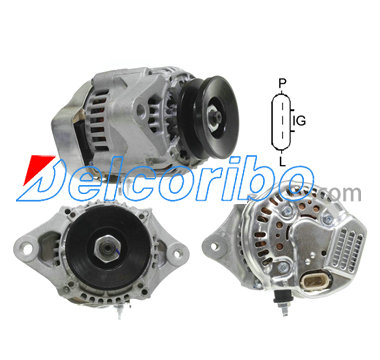 KUBOTA 16678-64010, 1667864010, 16678-64011, 1667864011, 16678-64012, 1667864012 Alternator