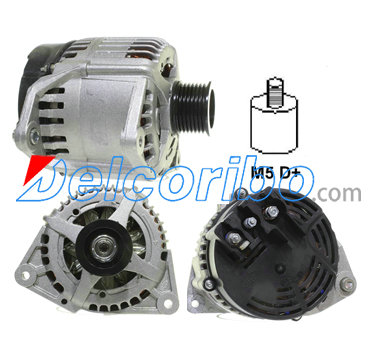 ROVER AMR4248, YLE10075, YLE10113, AMR5425, AMR5425E BOSCH 0986044761, 0-986-044-761 Alternator