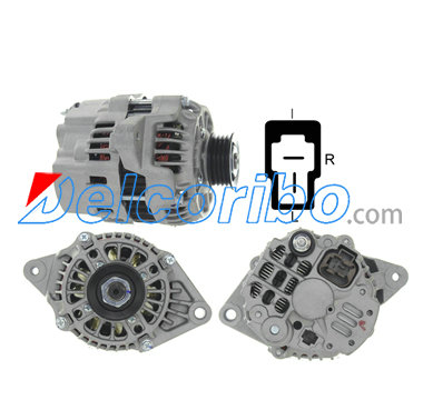 MITSUBISHI A007TA1491, A7TA1491, CASCO CAL35236, ELSTOCK 28-6785, 286785 Alternator