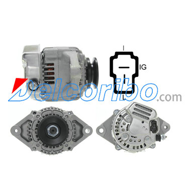 LOMBARDINI 1157326, ORIGINAL 493787 DENSO 101211-3720, 1012113720, 101211-3721, 1012113721 Alternator