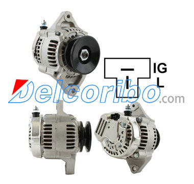 DENSO 101211-2590, 1012112590, 1012112591, 101211284 YANMAR 129961-77200, 12996177200 Alternator