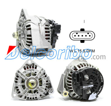 BOSCH 0124555013, 0124655009 MAN 51261017246, 51261017253, 51261017259 Alternator