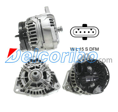 BOSCH 0124555014, 0124555015 MERCEDES-BENZ 013-154-51-02, 0131545102, 4571540602, A4571540602 Alternator