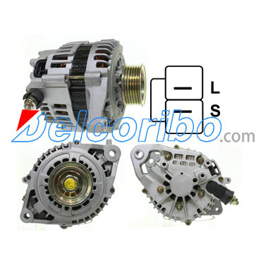 HITACHI LR1100-722, LR1100-722R, 23100-5M000, 23100-5M000R BOUS AL2391X Alternator