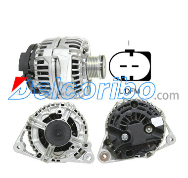 BOSCH 0124515072, 0124515073, 0986046520, 0986046527 PORSCHE 91660301200, 99660301200 Alternator