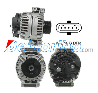 BOSCH 0124555008, 0-124-555-008 DAF 1524011R, MARELLI 063535550080 Alternator