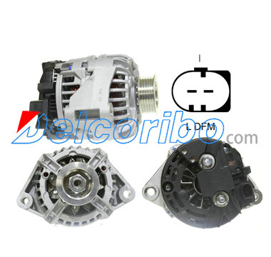 BOSCH 0124225020, 0124225037 MERCEDES-BENZ 0111548002, 6601540902, A0111548002, A6601540902 Alternator