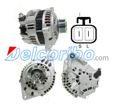 MITSUBISHI A002T37391A, A002T37391, A002T37391AC, A2T37391, A2T37391A, A2T37391AC SUBARU 23700AA290, 23700AA36A, 23700AA350 Alternator