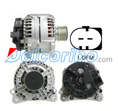 DELCO DRA0985, VALEO 2610086A, 440324, TG14C036, VW 03P903023D Alternator