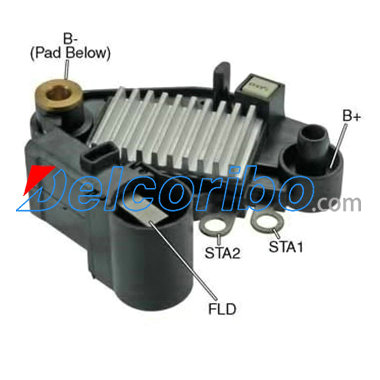 Valeo 2541952, 593316, YM1662P, YM1622P for RENAULT Voltage Regulator