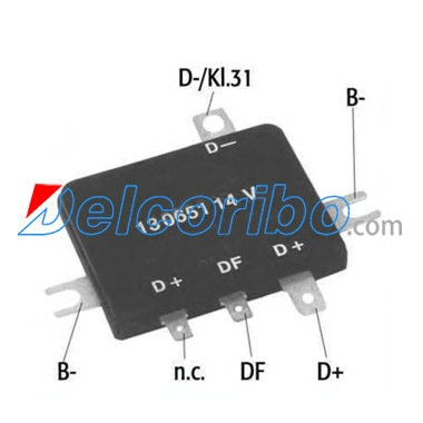 Bosch 9190110549, 9-190-110-549 Voltage Regulator