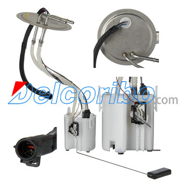 FORD 3C3Z9H307GA, 3C3Z9H307GB, 3C3Z9H307GC, 3C3Z9H307GD Electric Fuel Pump Assembly