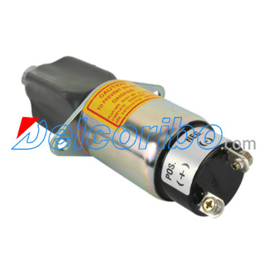 KUBOTA 1751-12A6U1B1S5, SA-4259-12, 175112A6U1B1S5, SA425912, Fuel Shutoff Solenoid