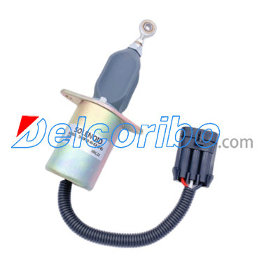 CUMMINS 3936026, 3935649, SA-4767-12, SA-4767-24, SA476712, SA476724, Fuel Shutoff Solenoid