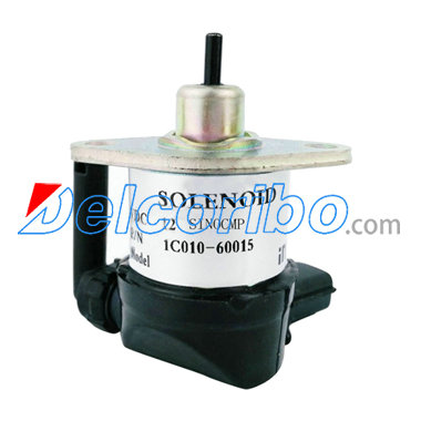 KUBOTA 1C010-60015, 17208-60016, 1C01060015, 1720860016, Fuel Shutoff Solenoid