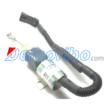 Kobelco ES1751E-12V, ES1751E12V, 504017345, ES1751E-24V, ES1751E24V, Fuel Shutoff Solenoid