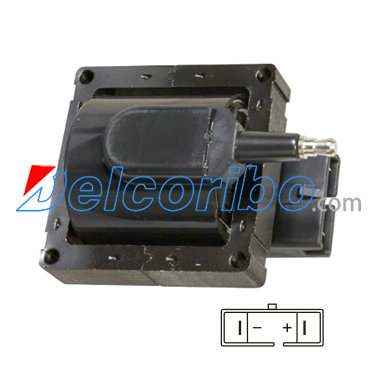 E73F12029AB, E73F 12029 AB, F7PZ12029AA, F7PZ 12029 AA FORD Ignition Coil