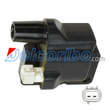 1991 FORD Ignition Coil 4132286, DG433, F269T18-10X, F269T1810X, FOBZ-12020A, FOBZ12020A