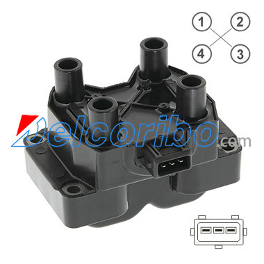FIAT 7648797 60558152, 60809606, 76487970 Ignition Coil