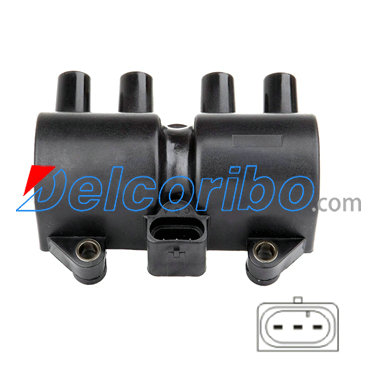 Chevrolet 01104039, 25182496, 93363483, 96566260, 96253555 Ignition Coil