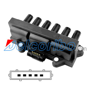 FORD Ignition Coil 6V87QE-3705010A, 6V87QE3705010A, 6V87QE-3705010B, 6V87QE3705010B