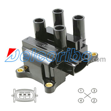 988F-12029-AC, 988F12029AC, 988F-12029-AB, 988F12029AB FORD GALAXY Ignition Coil