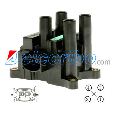 1S7G-12029-AB, 1S7G12029AB, 1S7G-12029-AC, 1S7G12029AC, 1S7Z-12029-AD, 1S7Z12029AD MAZDA Ignition Coil