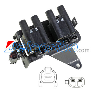 HYUNDAI 0K30A-18-10X, 0K30A 18 10X, 0K30A 1810X Ignition Coil