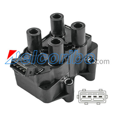 GM 90458250, 1208071, VW 043905115C Ignition Coil