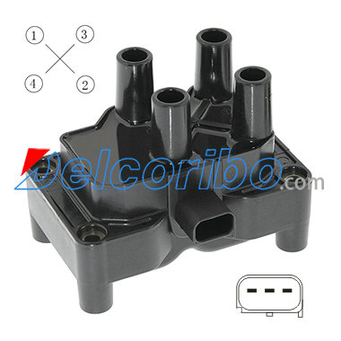 FORD 1350562, 1459278; 1727629, 1754514, 1823596 4M5G12029ZA CM5G12029FA Ignition Coil