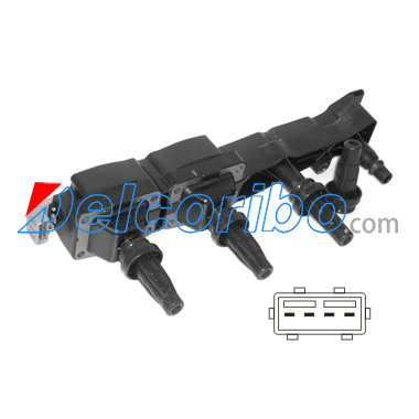 PEUGEOT 597080, 5970.80, 597099, 96363378, 9636337880 Ignition Coil