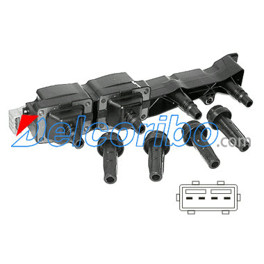 PEUGEOT 597081, 5970A3, 5970.81, 5970.A3, 5950A3, 5950.A3 Ignition Coil