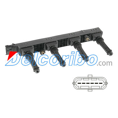 OPEL 1208213, 90564334, 9195819, 90568334 Ignition Coil