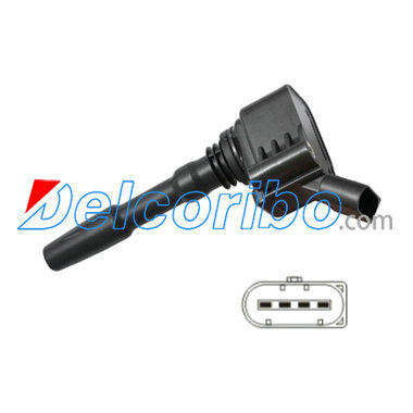 06H905110D, 06H 905 110 D, 06H905110E, 06H 905 110 E, 06H905110F, 06H 905 110 F AUDI Ignition Coil