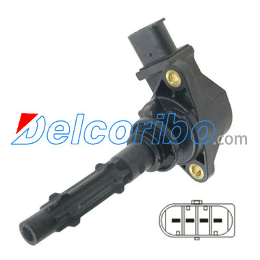 0001501980, 0001502780, 2729060060, A0001501980, A0001502680, A0001502780 MERCEDES BENZ Ignition Coil