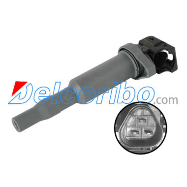 12137638477, 12 13 7 638 477, 12137582627, 12 13 7 582 627 BMW Ignition Coil