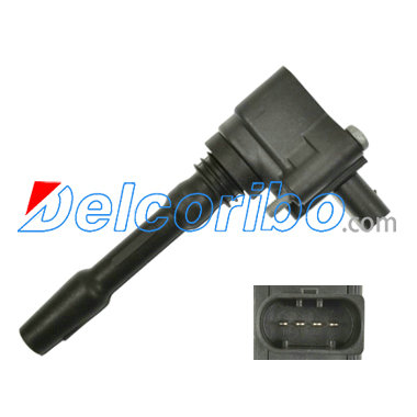 PORSCHE 94660210400, 946 602 104 00, 94660210401, 946 602 104 01 Ignition Coil