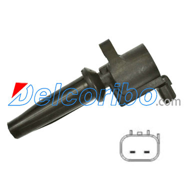 FORD 4M5E12A366AA, 4W5G-12A366-BA, 4M5G12A366BA, 4M5G-12A366-BB Ignition Coil